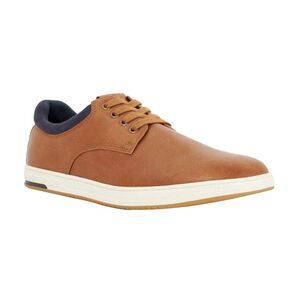 Dune London Mens Tamsen Lace Up Sneakers / Tan